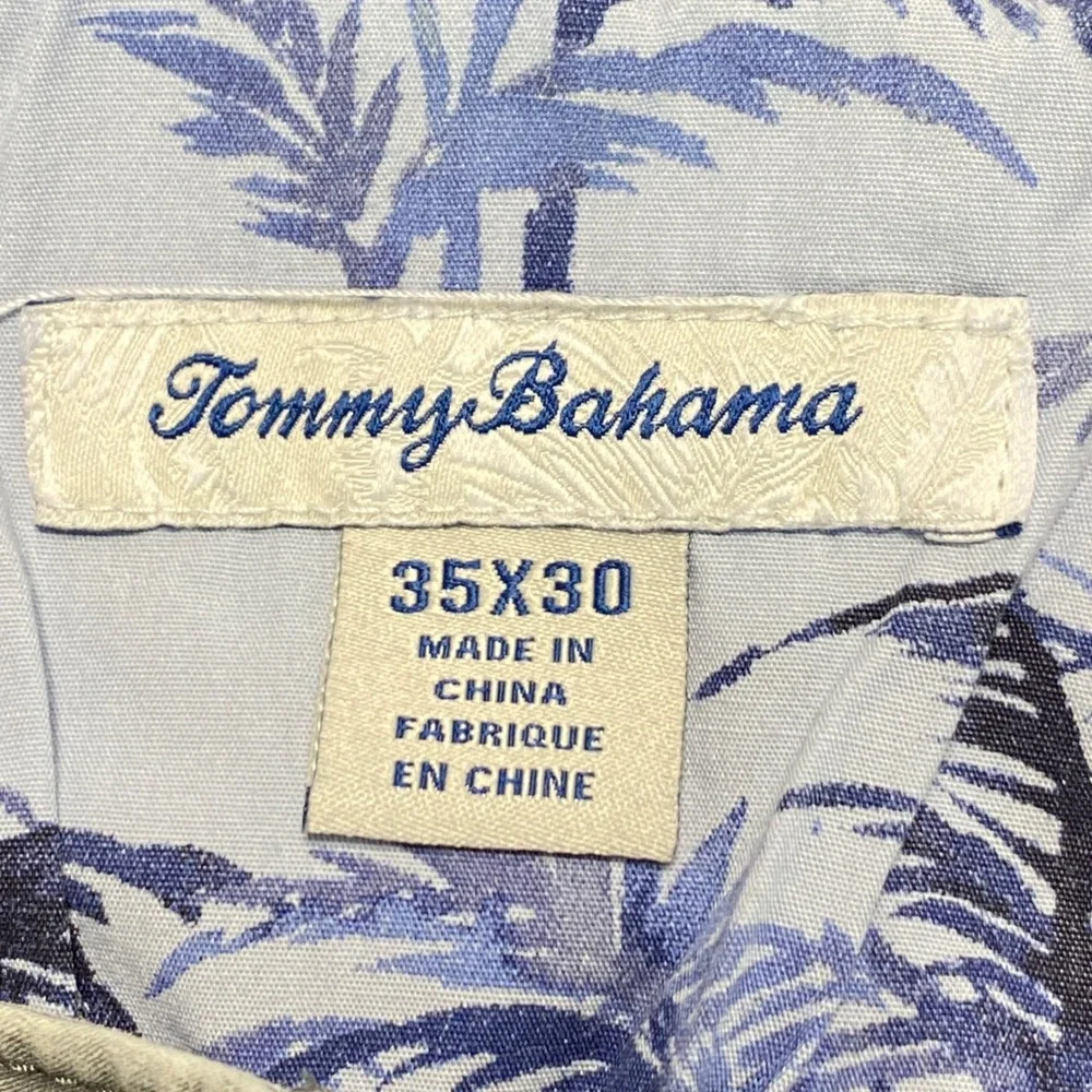 Tommy Bahama Mens Gray Straight Leg Jeans 35x30 Casual Five Pocket Pants